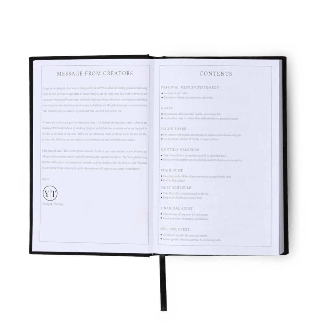 YOUNG AND THRIVING PLANNER